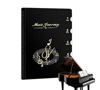 Music Folder - Carpeta de almacenamiento para hojas de música A4, 10,04 x 12,6 pulgadas, organizador de documentos para presentación, negocios, escuela, oficina, banda, coral, viaje, sala de reuniones