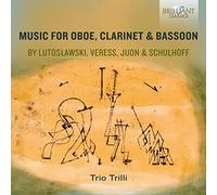 Music for Oboe, Clarinet & Bassoon by Lutoslawski, Veress, Juon & Schulhoff