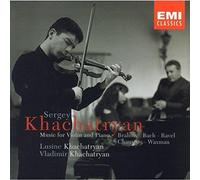 Music for Violin and Piano: Brahms, Bach, Ravel, Chausson & Waxman ~ Khachatryan by Unknown (2002-11-05)