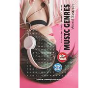 Music Genre Word Search Puzzle Book: Exciting Word Searches Featuring Rock, Hip Hop, Country & More | 6x9 Inches, 110 Pages | Over 50 Fun Puzzles - ... for Holidays, Vacations & Relaxing Free Time!