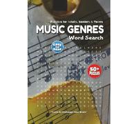 Music Genres Word Search Puzzle Book: Fun Word Searches Featuring Opera, Blues, Punk & More | 6x9 Inches, 110 Pages | Over 50 Fun Puzzles - The ... for Holidays, Vacations & Relaxing Free Time!