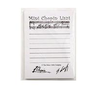 Music Gifts Company: A7 Mini Sticky Notepad - Chopin Liszt