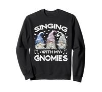 Music GNOME Graphic For Teacher Singing with My Gnomies Sudadera