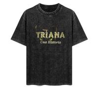 Music Group Years 70 80 Seville Triana Rock History Lin Unisex Printed T-Shirt Mens Black tee Shirt M