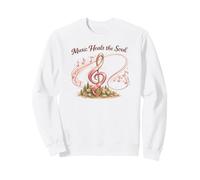 Music Heals The Soul de Mujer con cáncer con Cinta Rosa Sudadera