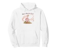 Music Heals The Soul de Mujer con cáncer con Cinta Rosa Sudadera con Capucha