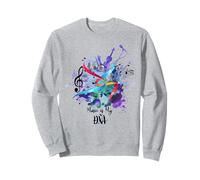 Music Is My DNA Rhythm Graphic Vintage Retro Músico Sudadera