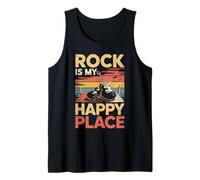 Music Is My Happy Place Música Auriculares Dj Dj Camiseta sin Mangas