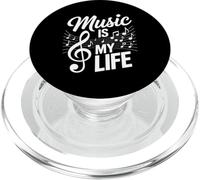 Music ist Mein Leben Statement Musiker Spruch Musik Noten PopSockets PopGrip para MagSafe