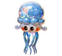 Music Jellyfish Toy, Electric Light Up Crawling Toy, 7.91x5.04x3.62 Inches Battery Operated Kids with Motion Sensor, Learning Toys, Crawling Jellyfish with Fun Design, Kids Toys for Early Learning