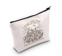 Music Lover Gift Song Lyrics Inspired Makeup Bag I Had The Time of My Life Fighting Dragons with You Zipper Pouch (The Time UK2)