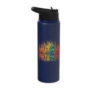 Music Lover Músico Banda Guitarra Instrumentos Baterías Stainless Steel Insulated Water Bottle
