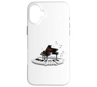 Music Lover Piano Teclado Player Piano Artístico Pianista tee Carcasa para iPhone 16 Plus