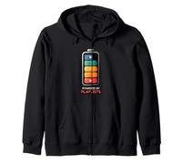 Music Lover Powered By Playlists Battery Charge Design Sudadera con Capucha
