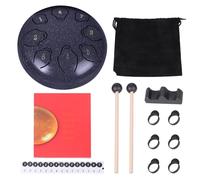 Music Maker - Tambor de mano de 6 pulgadas, tamaño 11 notas para expresión personal, compañero de yoga, construcción de acero, fácil de tocar