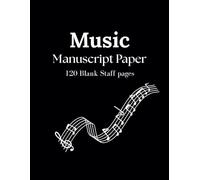 Music Manuscipt paper Notebook blank sheet.: Wide Staff Blank Manuscript Paper |120 Page paperback Music Staff Paper Notebook Music Journal|8.5x11 inch.
