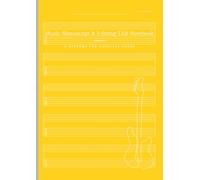 Music Manuscript & 5-String Bass TAB Notebook|100 Pages|5 Systems per Page: Simple Staff and Tablature Paper Notebook for 5-String Bass Players