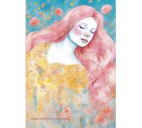 Music Manuscript Notebook: A4 Blank Staff Pages for Composing and Practice, Watercolor Muse themed cover