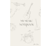 Music Manuscript Notebook - Blank Sheet Music Book | 48 Pages, 12 Staves per Page, 6x9 Inch, Minimalist Design: This music manuscript notebook ... for all musicians - from students to teachers