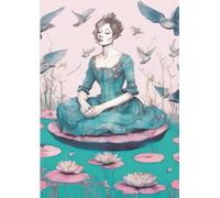 Music Manuscript Notebook: Seven-Line A4 Staff Pages for Musicians, Romantic Princess themed cover