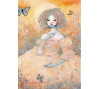 Music Manuscript Notebook: Wide A4 Sheet Format for Composers, Students, and Songwriters, Watercolor Princess themed cover