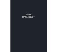 Music Manuscript Paper: 100 pages to write your notes clearly and neatly. Features a customizable index, 12 staves per page, and A4 format. Perfect for musicians, students, and as a gift idea!