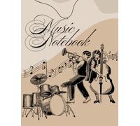 Music Manuscript Paper: Blank Music Manuscript Paper, 12 Staves Per Page. 110 Pages Staff Paper Notebook for Musicians and Songwriters, 8.5 x 11 Inch.