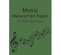 Music Manuscript Paper: Blank Sheet Music Notebook | Staff Paper Note Book | Wide Staff Manuscript Paper | Blank Sheet Music Note Book | Staff ... Pages |7 Staves Per Page | 8.5 x 11