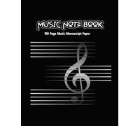 Music Manuscript Paper: Blank Staff Paper Sheet । Music Composition Notebook Piano । 100 Pages । 8.5 x 11 inc।