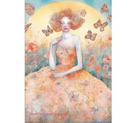 Music Manuscript Paper: Spacious A4 Manuscript Pages for Writing Music, Floral Princess themed cover