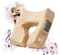 Music Master - Cojín facial de alta fidelidad, almohada de masaje Bluetooth para descansar boca abajo, mesa de masaje ultrasuave, reposacabezas con gran apertura para los ojos para una comodidad