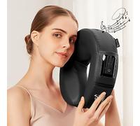 Music Master Crescent - Cojín redondo de alta fidelidad para la cara, almohada de masaje Bluetooth, reposacabezas musical, soporte musical para el cuello para mesas de masaje.