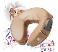 Music Master Crescent - Cojín redondo de alta fidelidad para la cara, almohada de masaje Bluetooth, reposacabezas musical, soporte musical para el cuello para mesas de masaje, nutria
