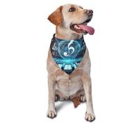 Music Melody - Bufanda triangular para mascotas con impresión digital para perros y gatos, bandana ajustable para mascotas y sesiones de fotos
