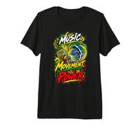 Music Movement Power Divertida Capoeira Roda Fighter Camiseta Premium