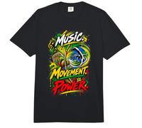 Music Movement Power Divertida Capoeira Roda Fighter Comfort Colors Adult Heavyweight T-Shirt