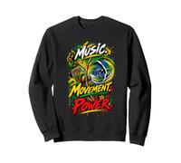 Music Movement Power Divertida Capoeira Roda Fighter Sudadera