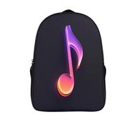 Music Notation Mochila Infantil,Mochila Escolar Para Niños Mochila Escolar De Dibujos Animados En 3D Mochilas Escolares Anime Mochila 3D Estampado Mochila Bolsa De Viaje Para Niños Y Niñas 40x28x16cm
