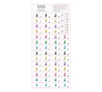 Music Note Deces Acerca de Piano Keyboards 88 61 54 Teclas Iconos Claros Principiante Accesorios de Ejercicio Reutilizables para Piano Etiquetas de Teclado Electrónico