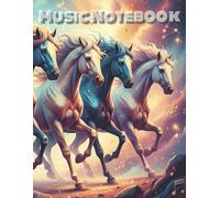 Music Notebook 12 Staves per Page 24 Pages 8.5 x 11 for Musicians Songwriters Students and Composers: Blank sheet music book for composing writing and ... vocal notes elegant design for music lovers
