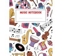 Music Notebook: Blank Wide Staff Large Music Manuscript Paper: 7 Large Print Staves per Page | 125 Pages 8.5 x 11 inches Staff Notebook for Music Notation