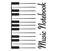 Music Notebook for Kids: 7 Staff Systems Per Page (24 Pages): Beginner Staff Paper for Piano, Music Lessons and Early Learning