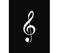 Music Notebook: Music Writing Notebook | Blank Sheet Music Notebook | Wide Staff Blank Manuscript Paper | 14 Staves Per Page | Staff Paper Notebook | 8.5"x11" | 100 Pages