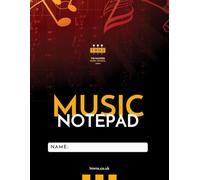Music Notepad: 100 Pages of Manuscript Paper | 12 Staves per Page | 6mm Staff Line Spacing with Vertical Guide Grid | Professional Layout for Composition, Piano & Theory