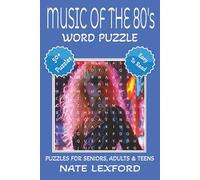 Music of the 80s Word Search Puzzle Book: Word Searches with Easy to Read Print about Music of the 80s, Music on Cassettes, Boombox and more | 6x9 ... … Gifts for Vacations, Holidays and Free Tim