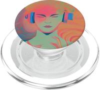 Music On World Off Amantes de la música, DJs, músicos PopSockets PopGrip para MagSafe
