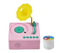 Music Playing Gramophone - Early Learning Phonograph Toy, 96 Card Musical Box, Interactive Preschool Education Set | Fun Educational Toy For Children Home Play Cognitive Development