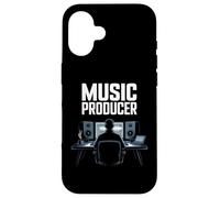 Music Producer Studio Setup Mixing Mastering Beatmaker DAW Carcasa para iPhone 16
