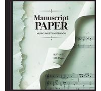 Music Sheets 200 Pages 8.5”×8.5” Music Staff Loose Leaf Sheets, Wide Staff Blank Manuscript Paper, Music Standard Manuscript Paper for Musician and ... of Music Pocket 200 pages 10 Staves per Page