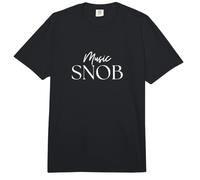 Music Snob Audiophile Enthusiast Musician Comfort Colors Adult Heavyweight T-Shirt